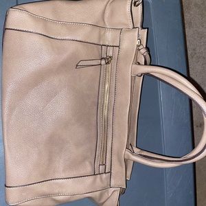 Gray just ab shoulder purse